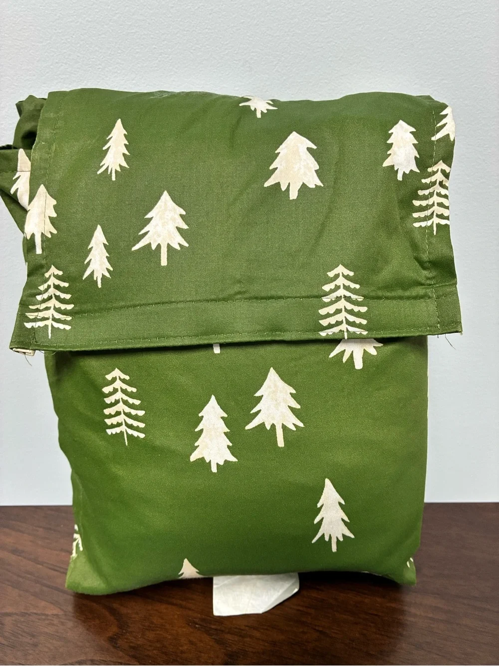 Target 100% Cotton Lodge Sheet Set - Great Bay Home in Olive Little Trees print